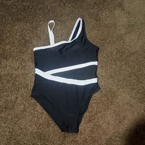 NWOT Black 2XL one piece bathing suit